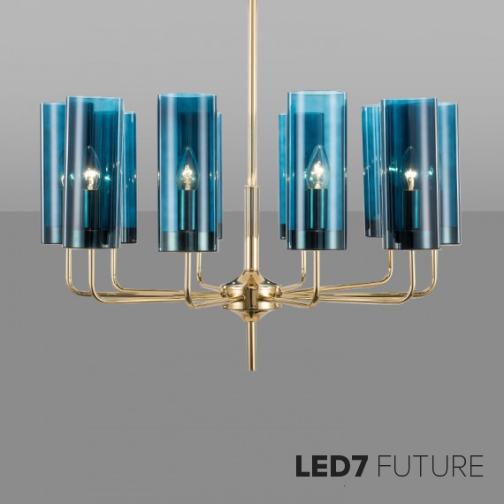 Loft Industry Modern - Rainbow Chandelier3